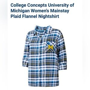 Women’s Michigan Pajama Set - Top and Bottom - Large